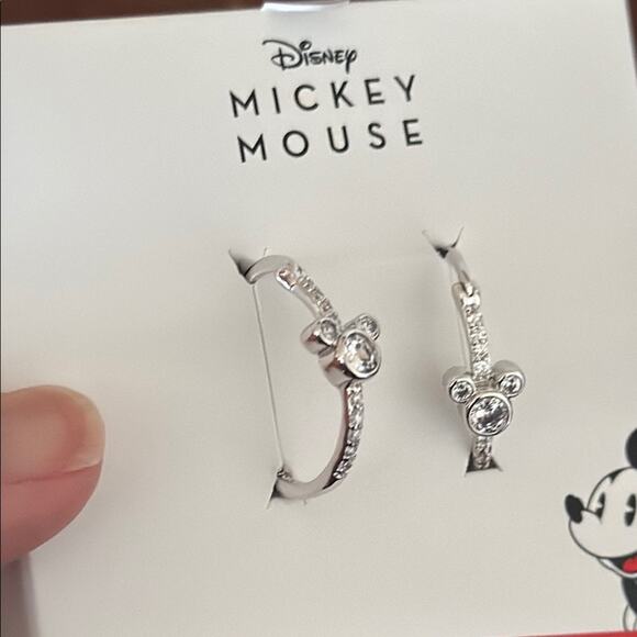 Disney | Mickey Mouse Fine Silver Plated Earrings NIB - Picture 6 of 6